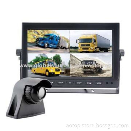 10.1-inch Car Rear-view Security Monitor with Remote Control, Multiple Languages, PAL&NTSC, OSD Menu